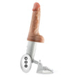 Dr Skin Silicone Dr Hammer Thrusting Dildo with Handle 7 Inch Light