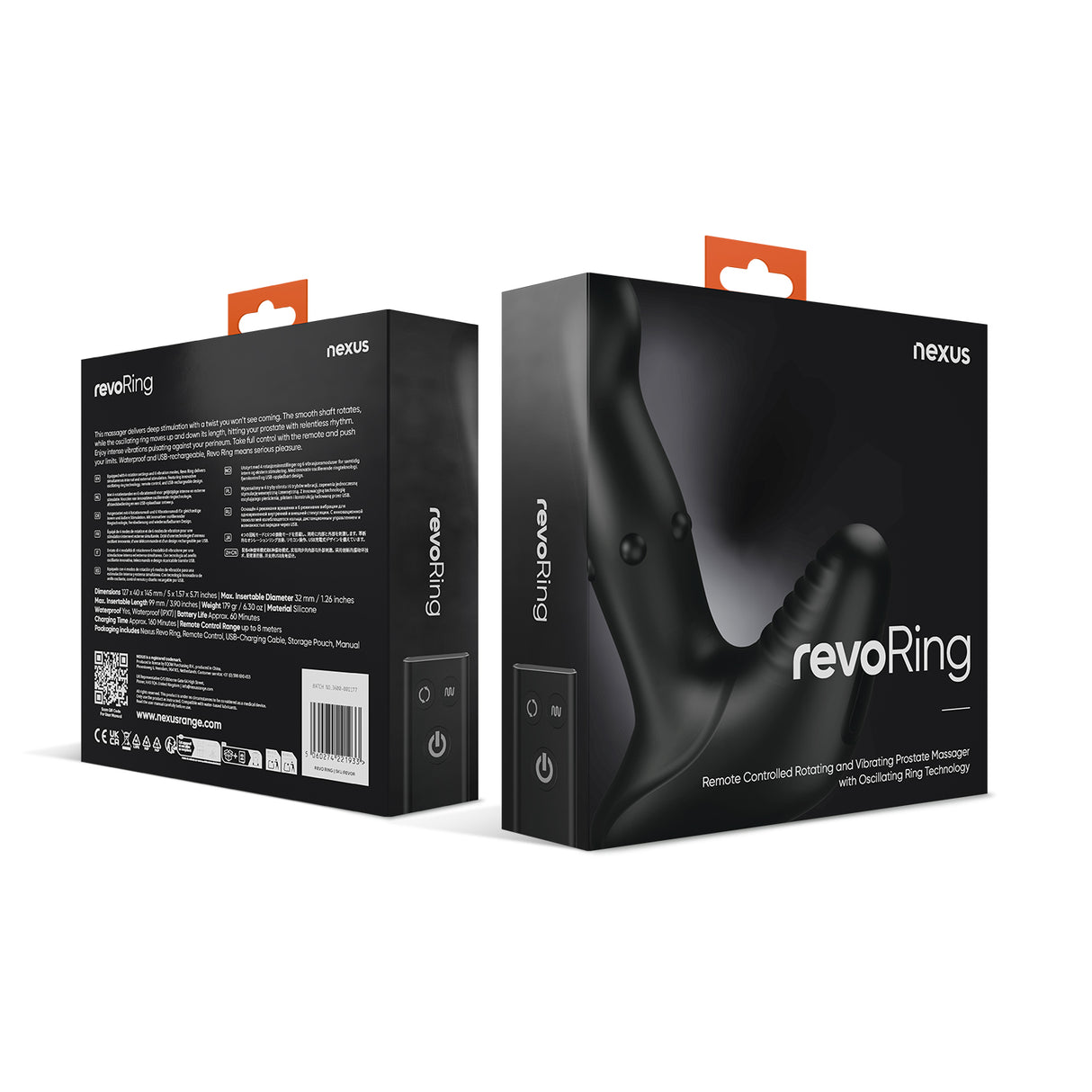 Nexus Revo Ring Rotating Prostate Massager with Remote