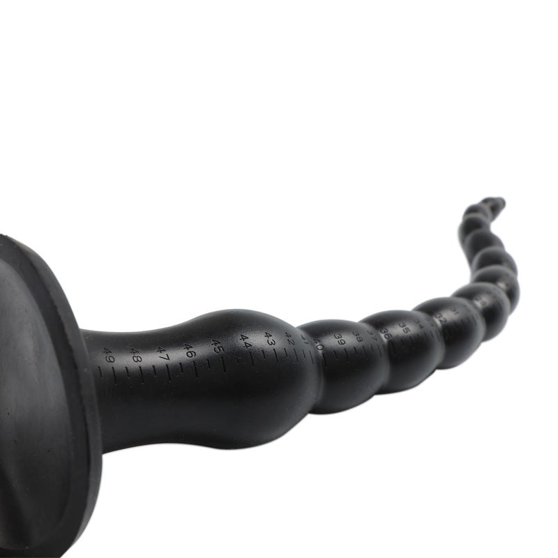 ELITE Liquid Silicone Beaded Anal Snake 20.8 Inch