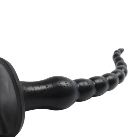 ELITE Liquid Silicone Beaded Anal Snake 20.8 Inch
