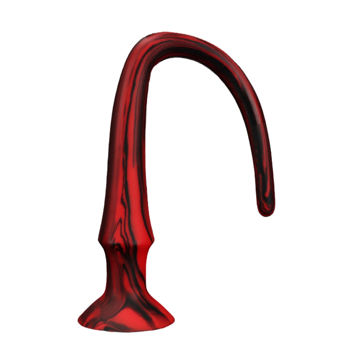 ELITE Liquid Silicone Snake 20 Inch Red & Black Swirl