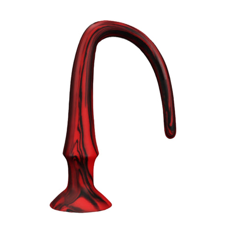 ELITE Liquid Silicone Snake 20 Inch Red & Black Swirl