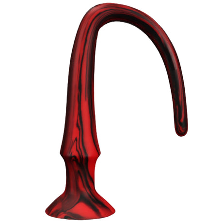 ELITE Liquid Silicone Snake 24.8 Inch Red & Black Swirl