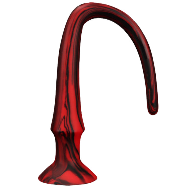 ELITE Liquid Silicone Snake 24.8 Inch Red & Black Swirl