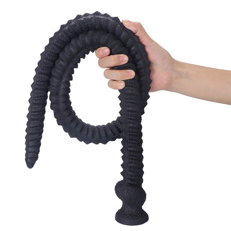 ELITE Liquid Silicone Spine Tickler Depth Trainer 35.4 Inch