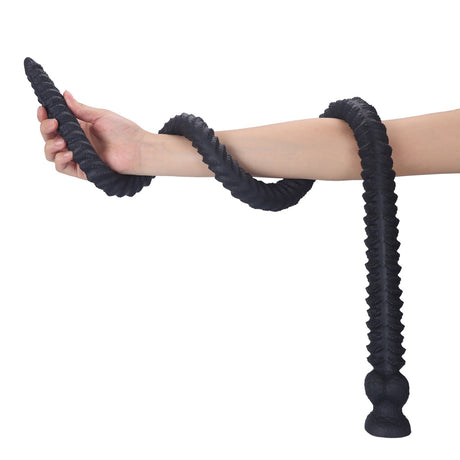 ELITE Liquid Silicone Spine Tickler Depth Trainer 39.4 Inch