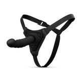 EasyToys Fetish Silicone Strap On Bended Black 5.7 Inch
