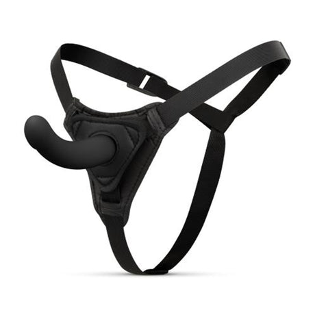 EasyToys Fetish Silicone Strap On Smooth Black 5.3 Inch
