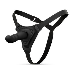 Easytoys Fetish Silicone Strap On Realistic Black 5.1 Inch