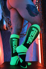 Breedwell Eternity Socks Neon Green