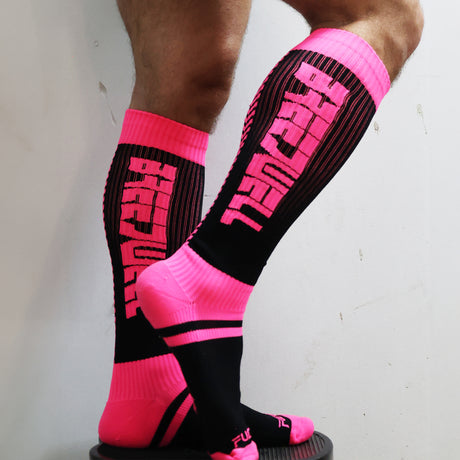 Breedwell Eternity Socks Neon Pink