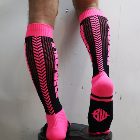 Breedwell Eternity Socks Neon Pink