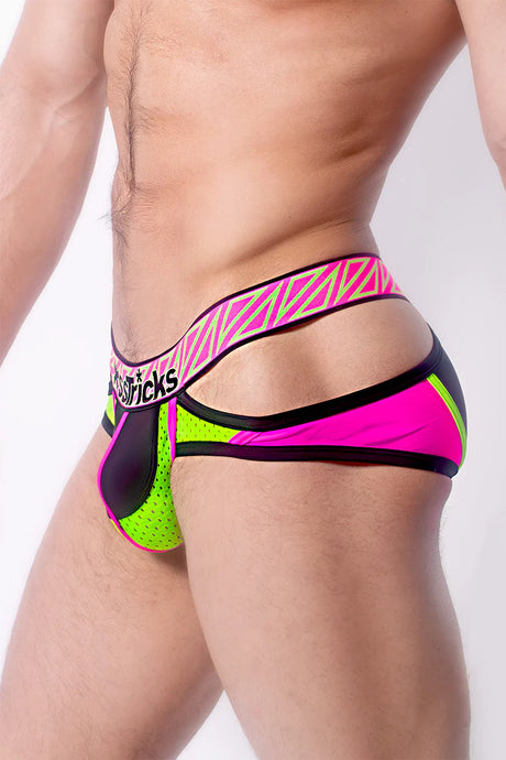 AssTricks Prismatica Brief Black Neon