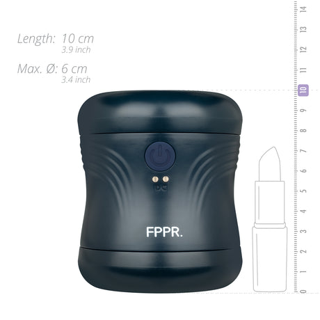 FPPR. 2 Sided Vibrating Masturbator Blue