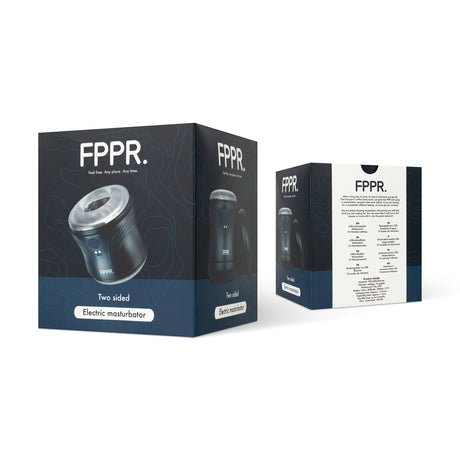 FPPR. 2 Sided Vibrating Masturbator Blue