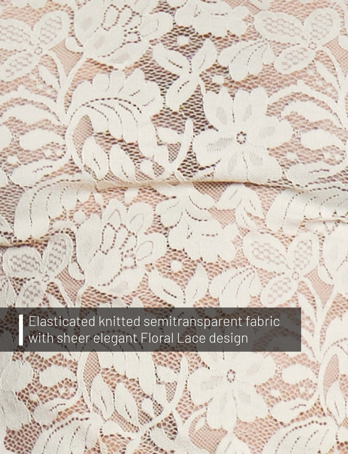 Modus Vivendi Floral Lace Thong Ivory