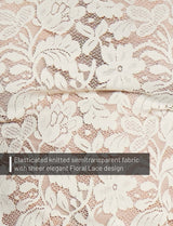 Modus Vivendi Floral Lace Thong Ivory