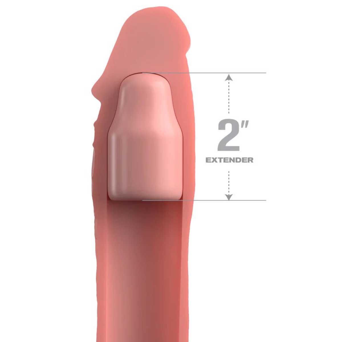 Fantasy X Tensions Elite 8 Inch Extender Sleeve with 2 Inch Plug Light