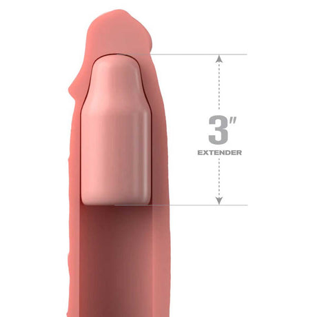 Fantasy X Tensions Elite 9 Inch Extender Sleeve with 3 Inch Plug Light
