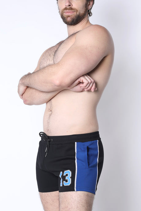 Cellblock 13 Field Goal Zipper Short Black Blue