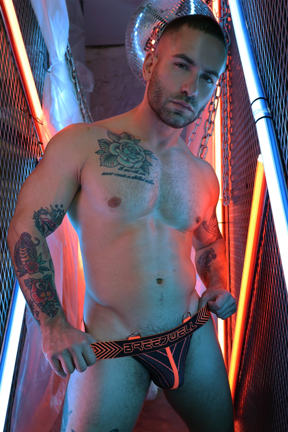 Breedwell Futura Jockstrap Neon Orange