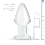 Gildo Glass Butt Plug 3.8 Inch