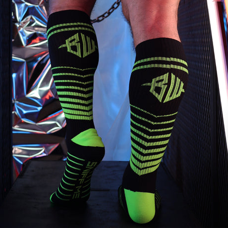 Breedwell After Dark Socks Neon Green
