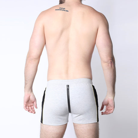 Cellblock 13 Field Goal Zipper Short Grey Black