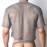 Cellblock 13 Field Goal Football Mesh T-Shirt Grey