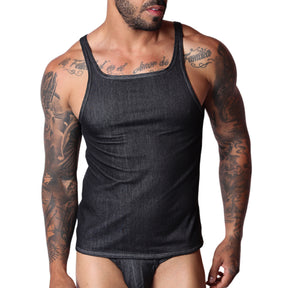 Gigo Denim Tank Black