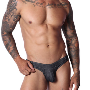 Gigo Denim Thong Black