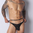 Gigo Plush Jockstrap Black