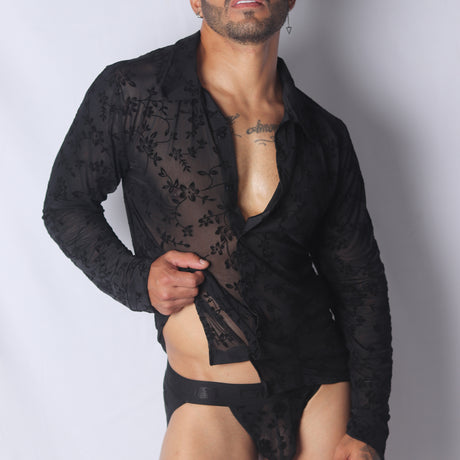 Gigo Plush Shirt Black