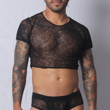 Gigo Prolix Crop Top Black
