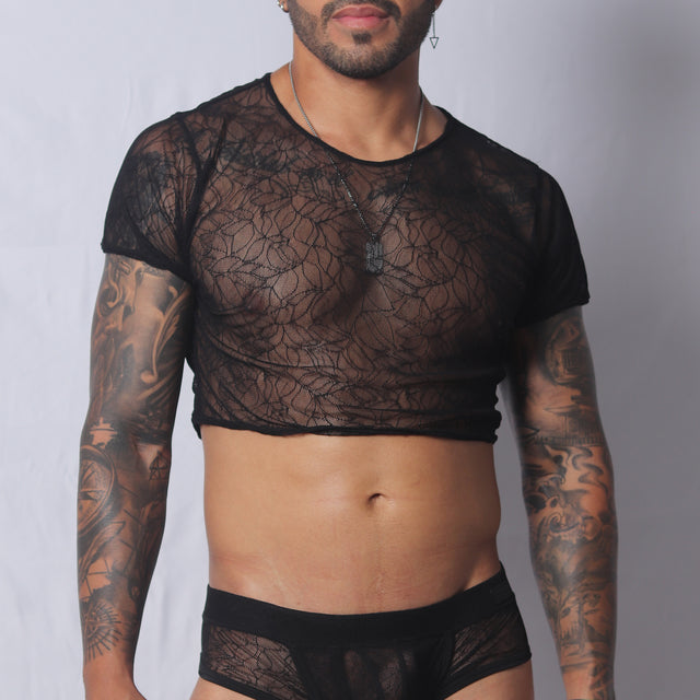Gigo Prolix Crop Top Black