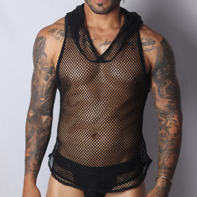 Gigo Provocative Hoody T Shirt Black