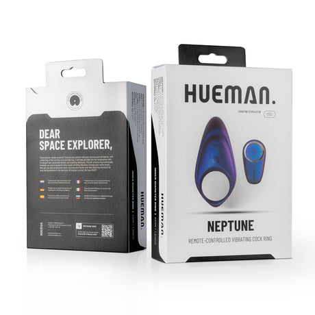 Hueman Neptune Vibrating Cock Ring with Remote