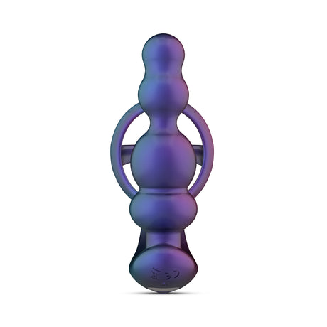 Hueman Vibrating Rotating Butt Plug with Cock Ring