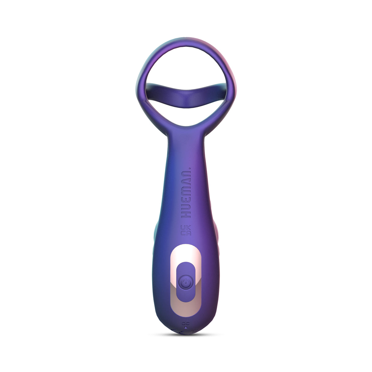 Hueman Vibrating Rotating Butt Plug with Cock Ring