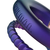 Hueman Double Vibrating Cock & Ball Ring