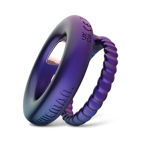 Hueman Double Vibrating Cock & Ball Ring