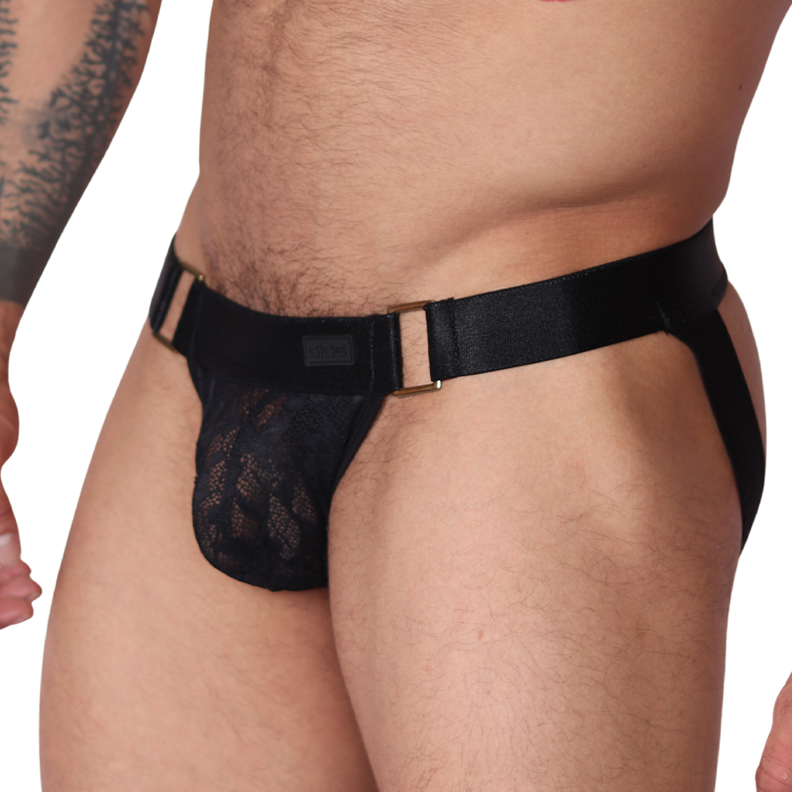 Gigo Illusion Jockstrap Black