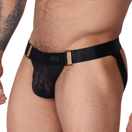 Gigo Illusion Jockstrap Black