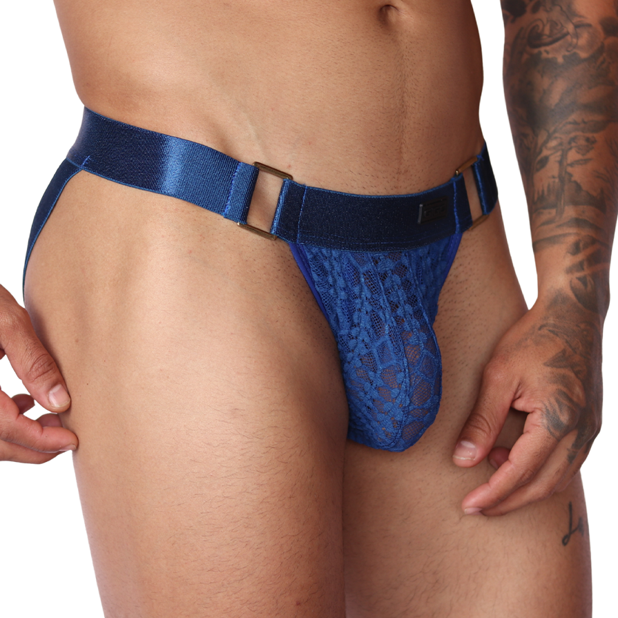 Gigo Illusion Jockstrap Blue