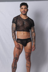 Gigo Prolix Crop Top Black