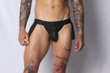 Gigo Plush Jock Skirt Black