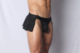 Gigo Plush Jock Skirt Black