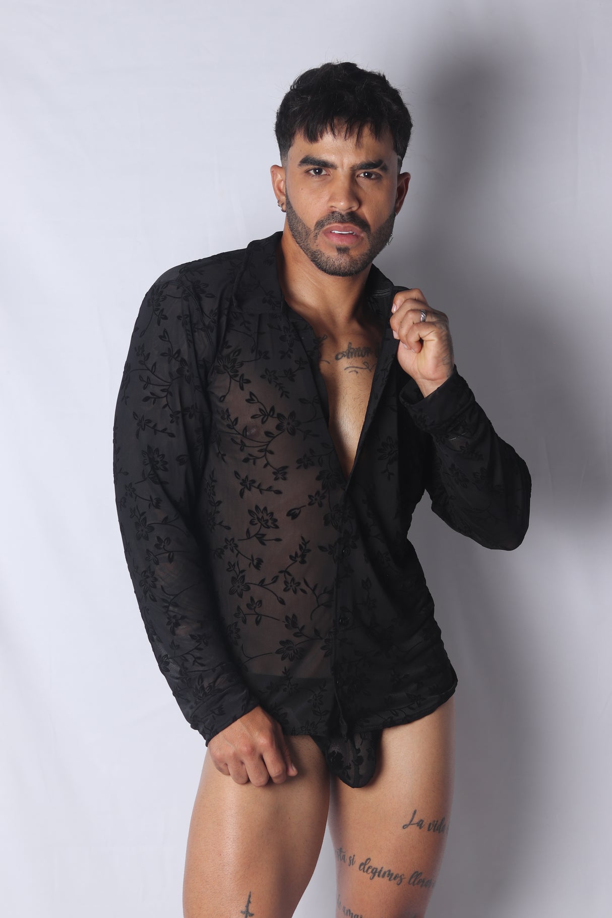 Gigo Plush Shirt Black