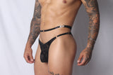 Gigo Plush Jockstrap Black