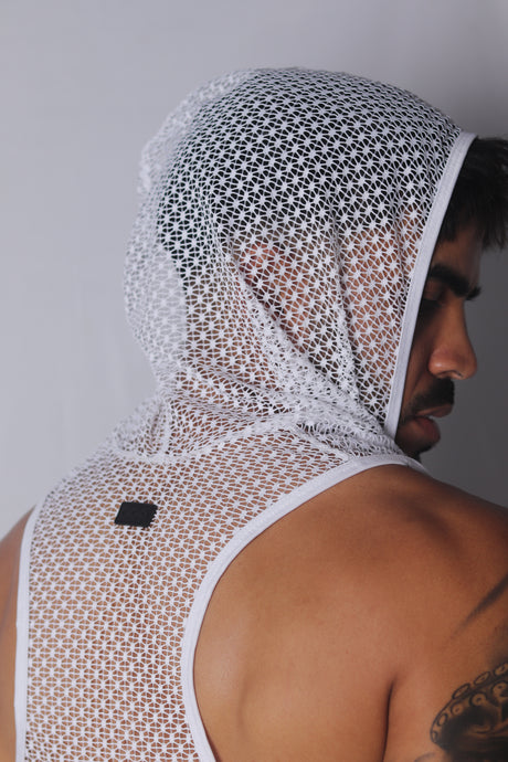 Gigo Provocative Hoody T Shirt White